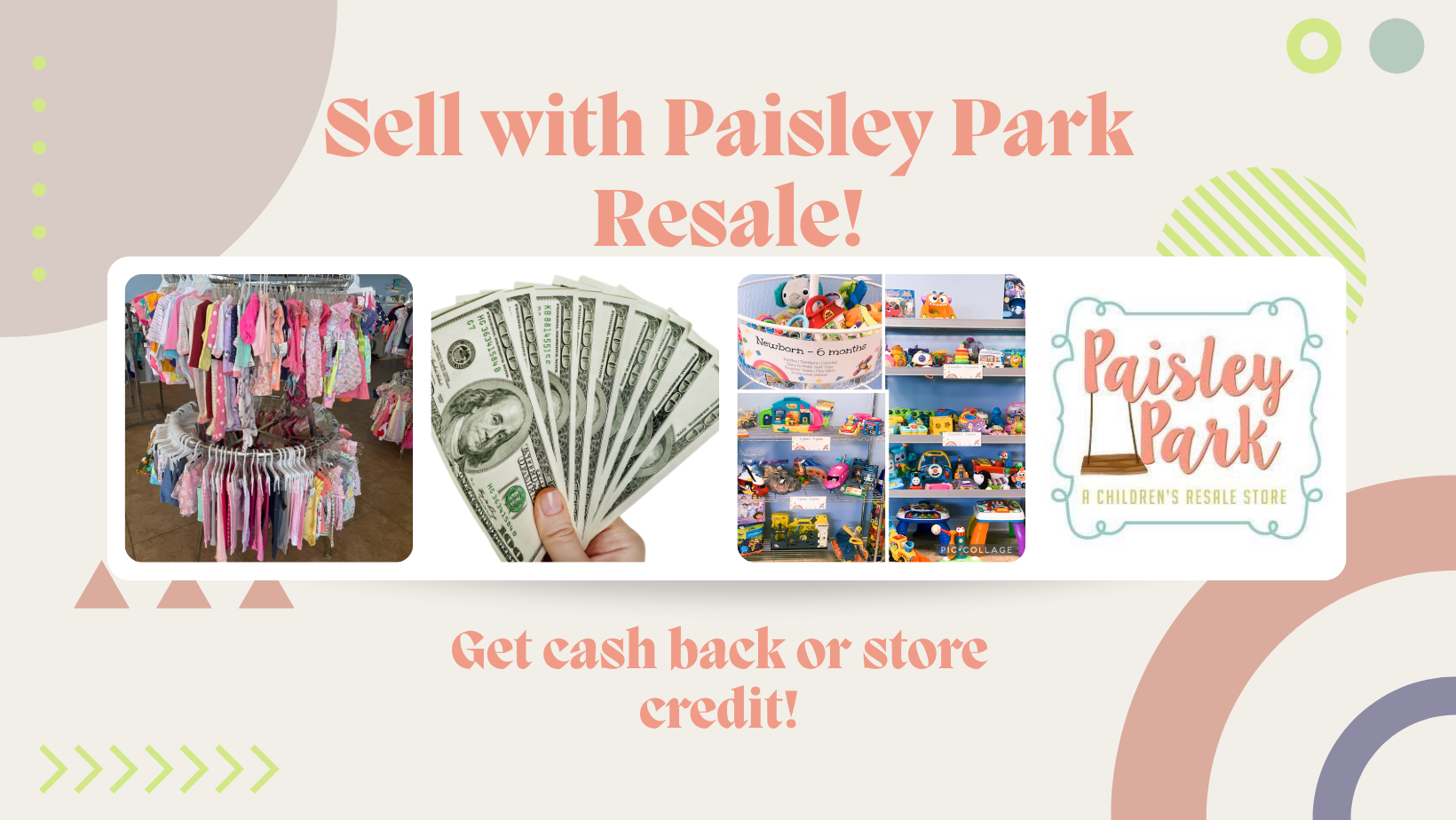 Are you ready to sell your "Like New" items for cash or store credit????