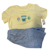 2pc Set Yellow/Blue Cotton Candy 8/9 youth