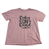 Pink L Maternity Top