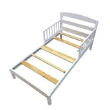 White Wooden Toddler Bed