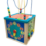 Wooden Activity Cube