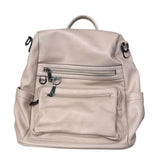 Pink Leather Diaper Bag