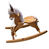 Wooden rocking horse