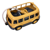 Green toys pull school bus