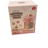 wooden coffee maker