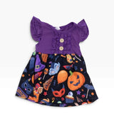 Purple Halloween 3-6m
