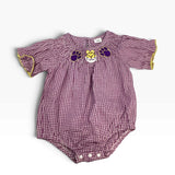 Boutique Purple LSU tiger Romper 3-6m