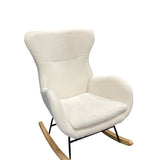 Guyou modern sherpa rocking chair